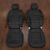 2024-2025 FordRanger Aftermarket black leather seat covers - front seat upholstery