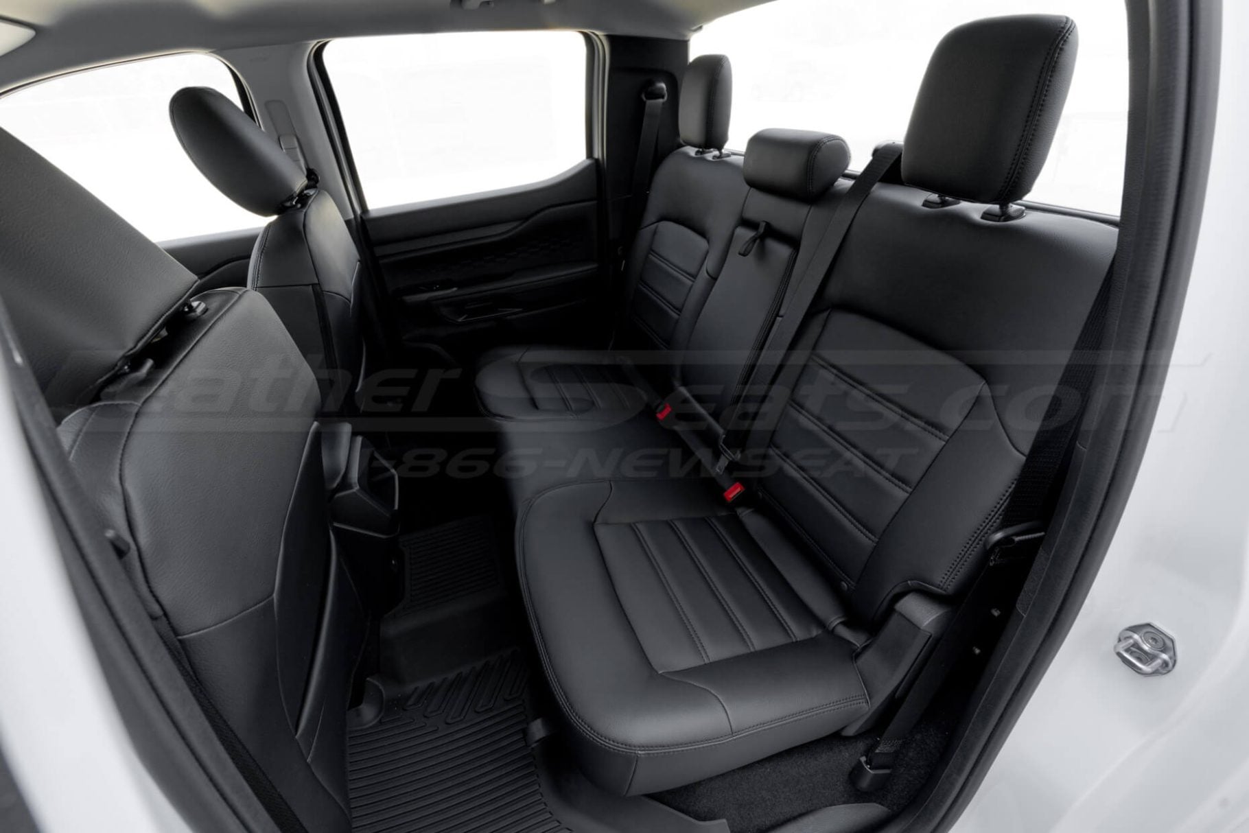 Black rear seat covers for ford ranger truck