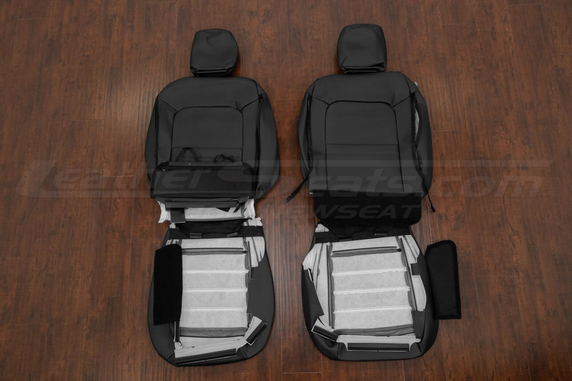 Back view of front seat ranger upholstery