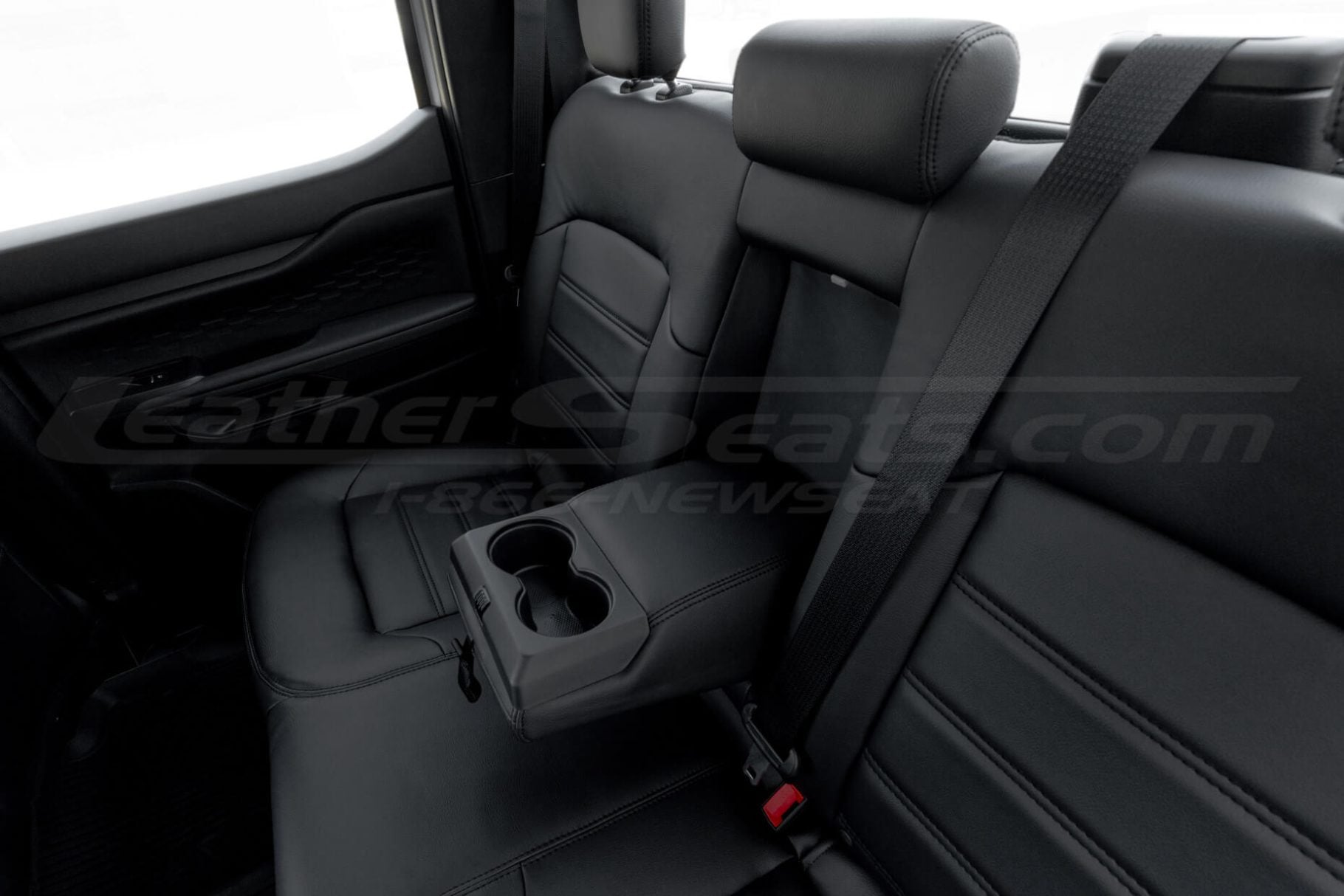 Leather Armrest cover fold down in Ford ranger