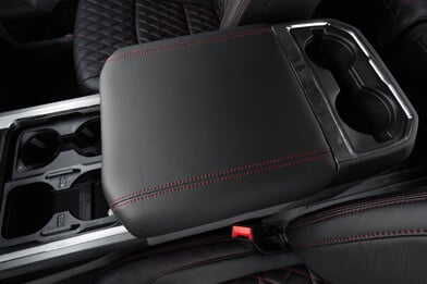 2023-2025 Leather center console lid cover for ford f-250/350/450