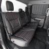 2023-2025 Ford Superduty premium leather seat covers installed - rear seat passenger side