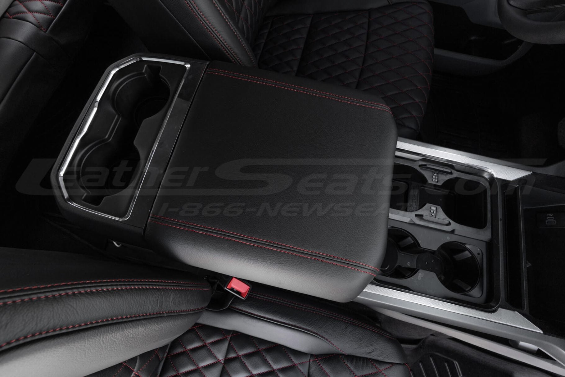 Custom center console lid cover for 2023-2025 Ford Suprtduty