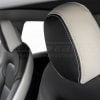 Tesla Model Y two-tone leather headrest close-up