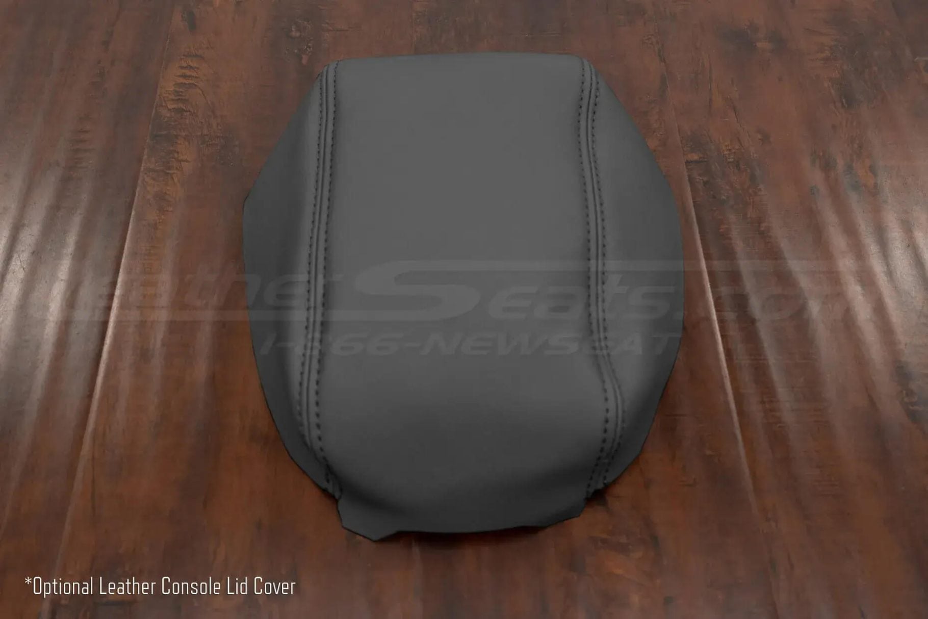 Optional light grey leather console lid cover for toyota landcruiser