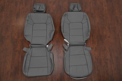2009-2011 Honda Pilot aftermarket leather seat interior kit - Light Grey - Featured Image