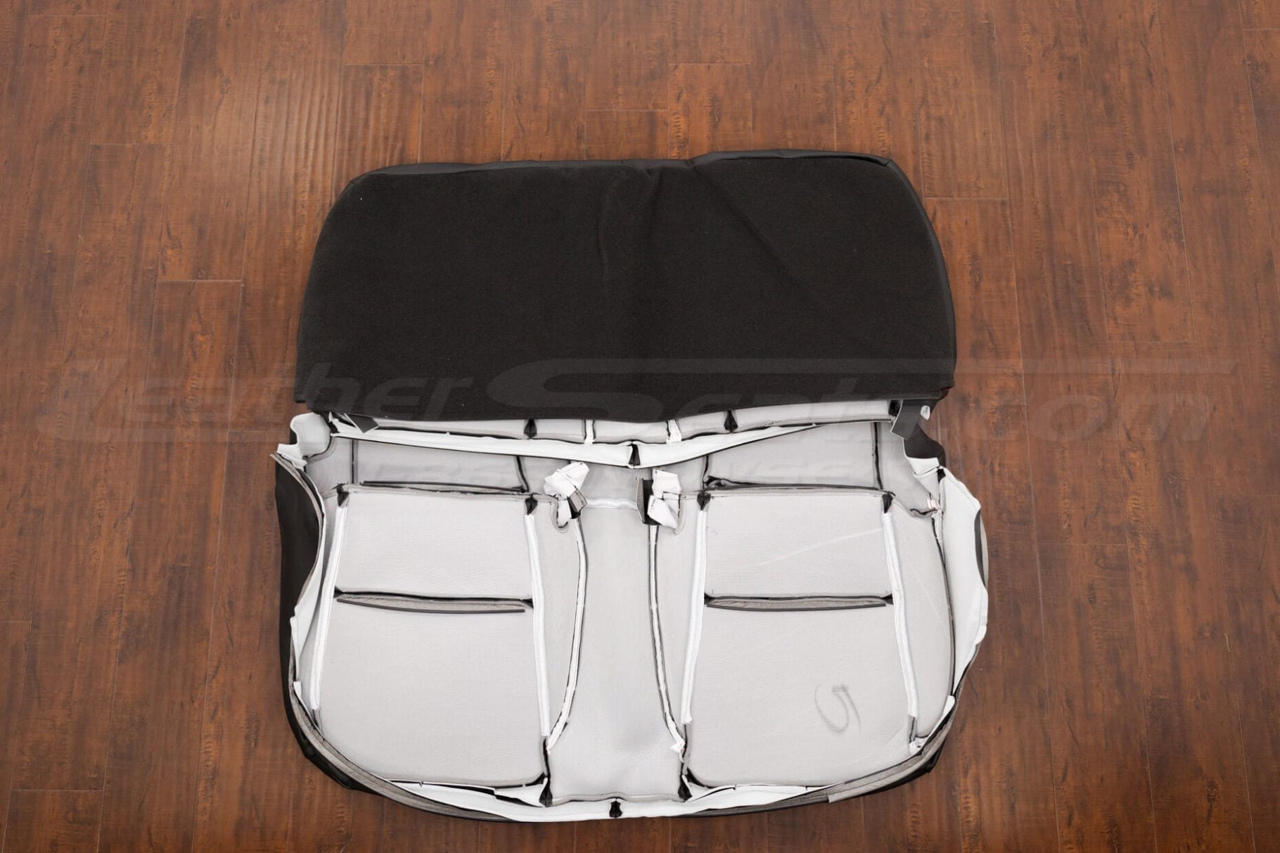 Camaro rear seat leather upholstery flipped