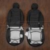 Mini Cooper front seat covers flipped