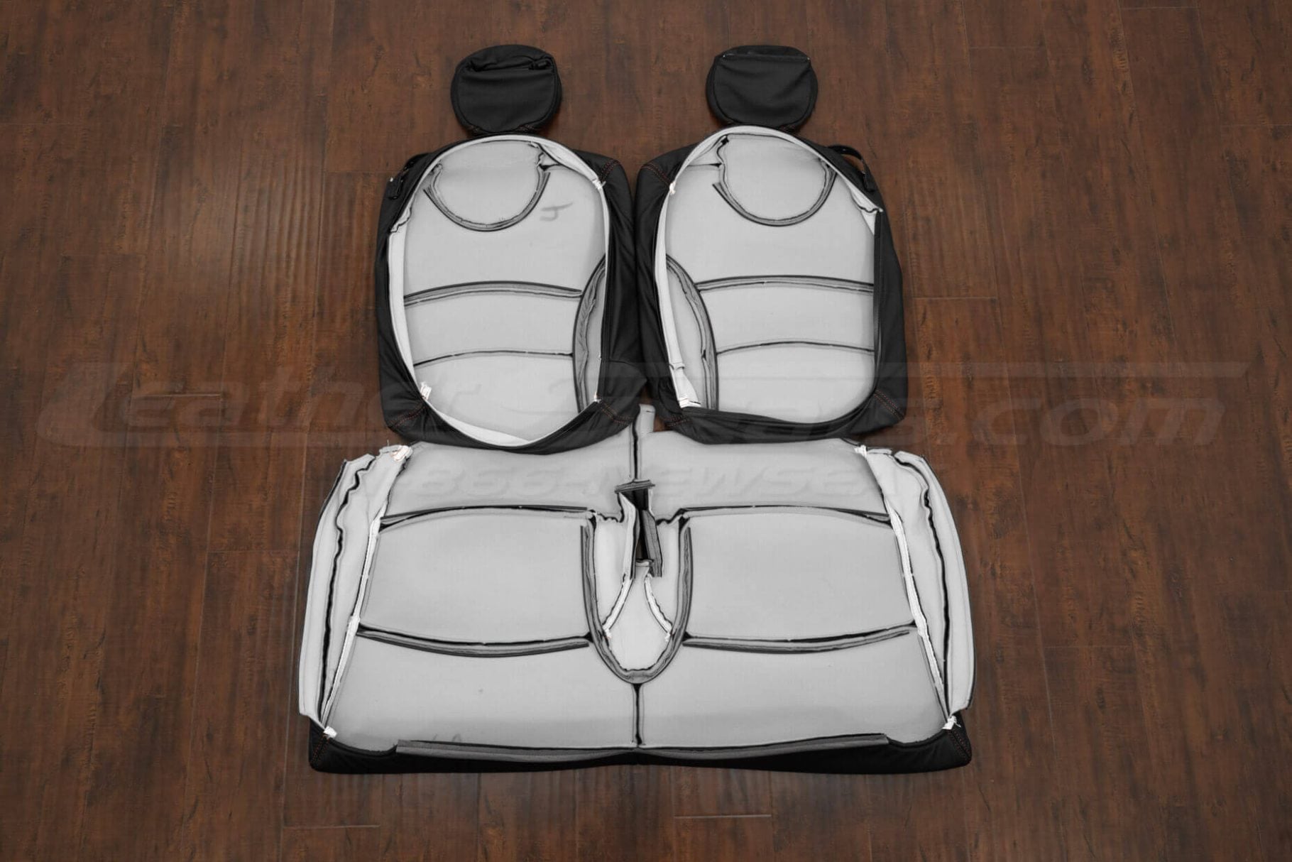 Rear seat mini cooper covers flipped