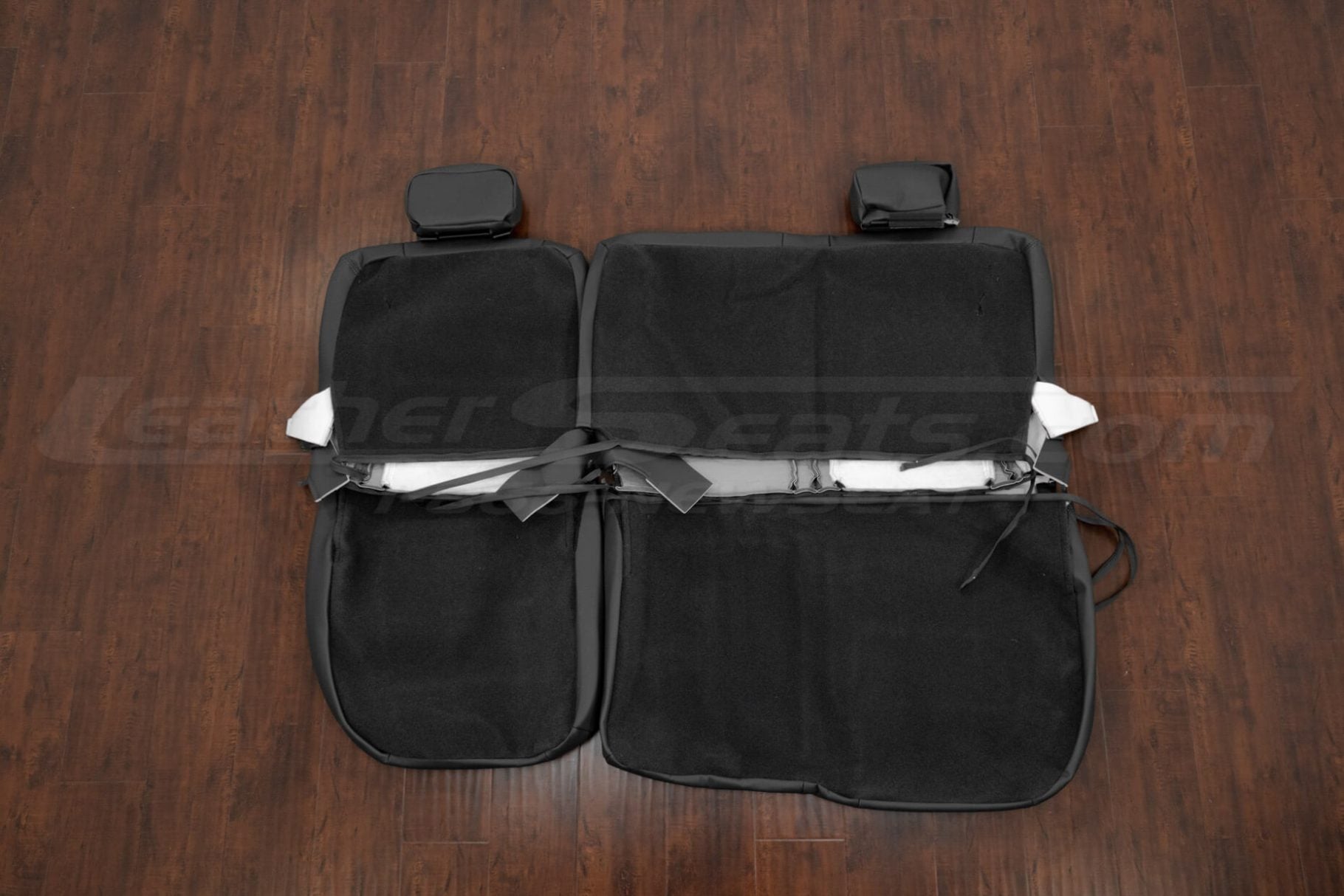 Rear seat nissan titan covers flipped - showing carpet section