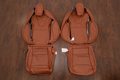 2019-2020 Tesla Model S Leather Seat Interior Kit - Featured Image - Mitt Brown