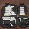Rear seat hummer h2 leather kit flipped