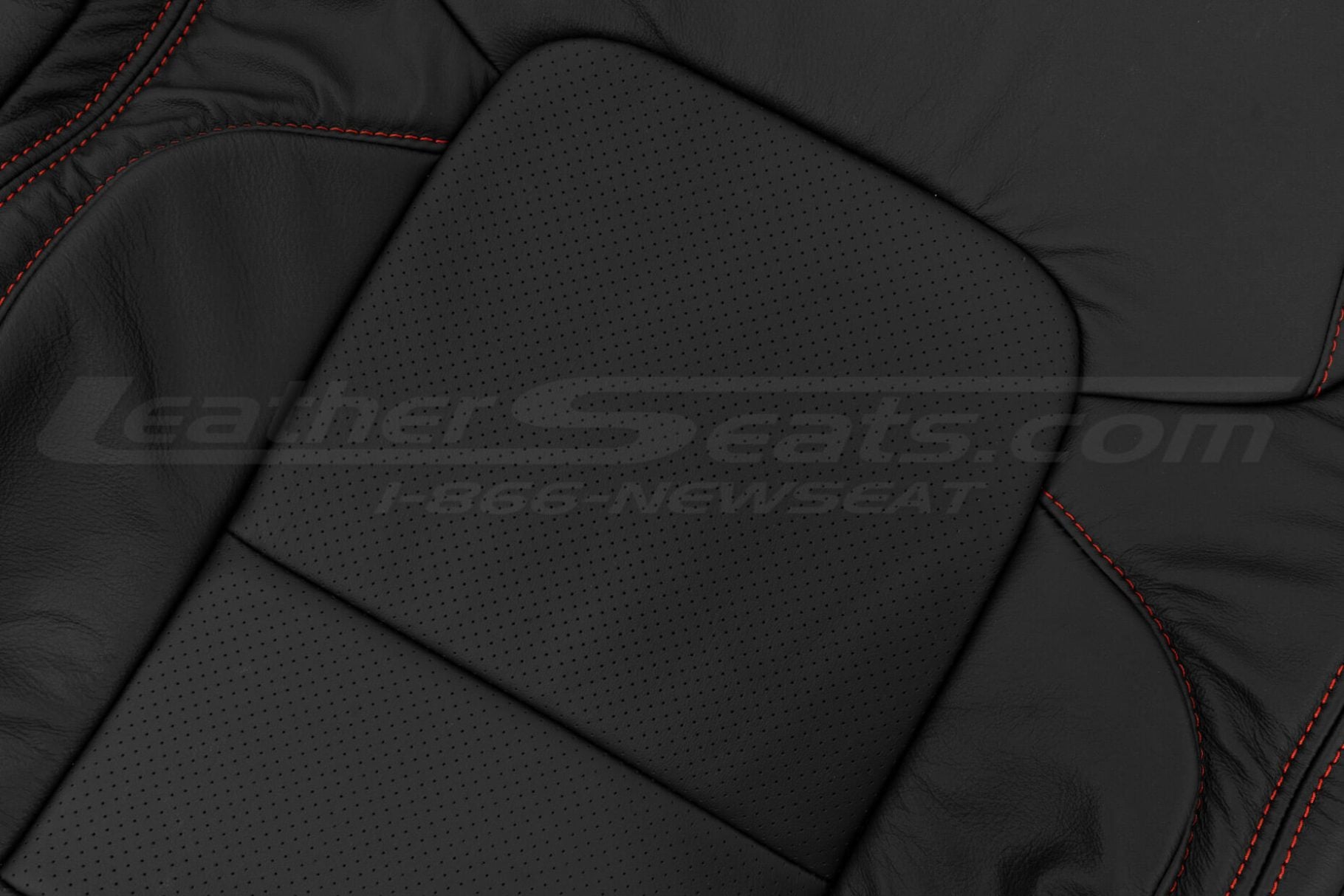 Black perforatd insert section