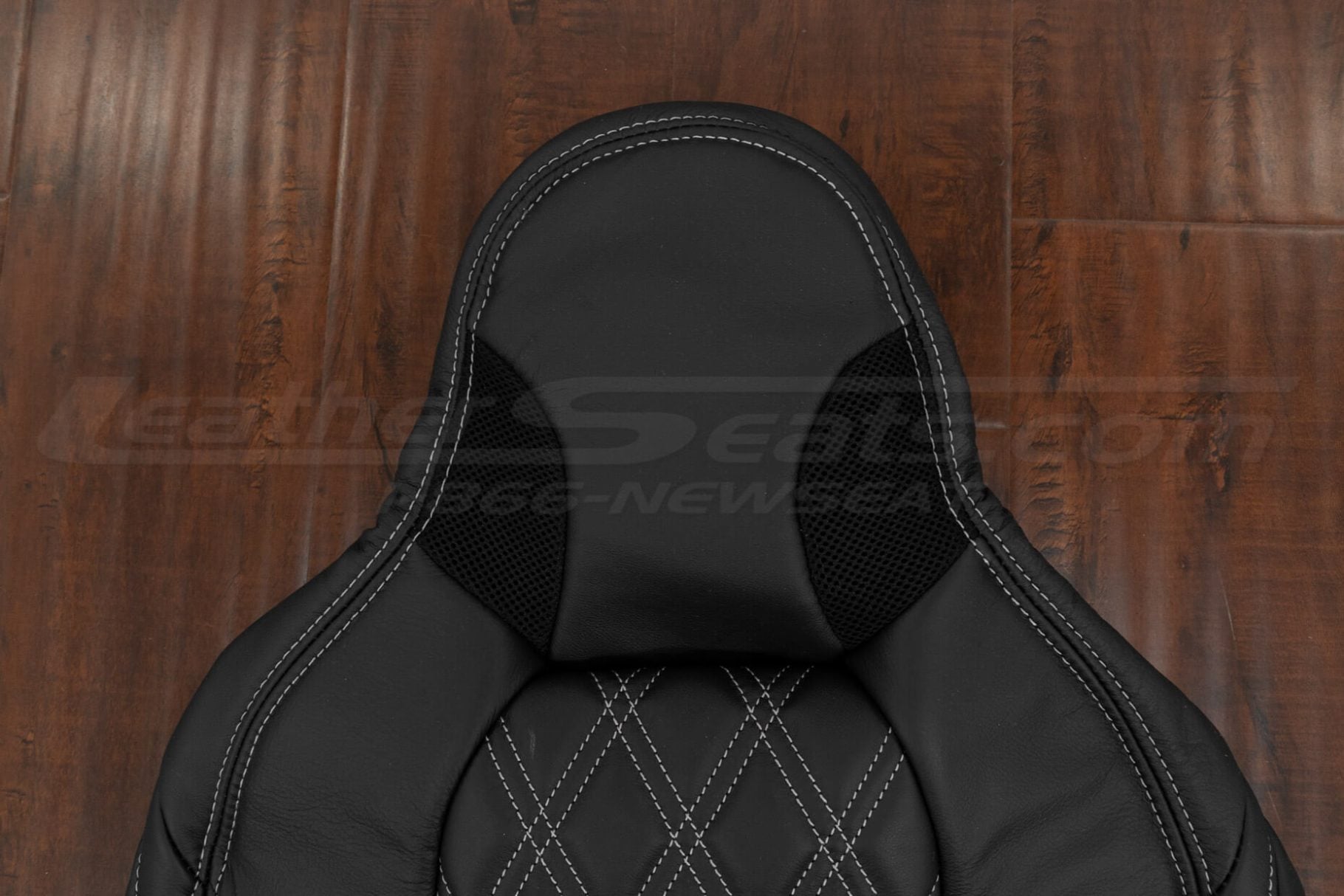 Headrest section with foam mesh