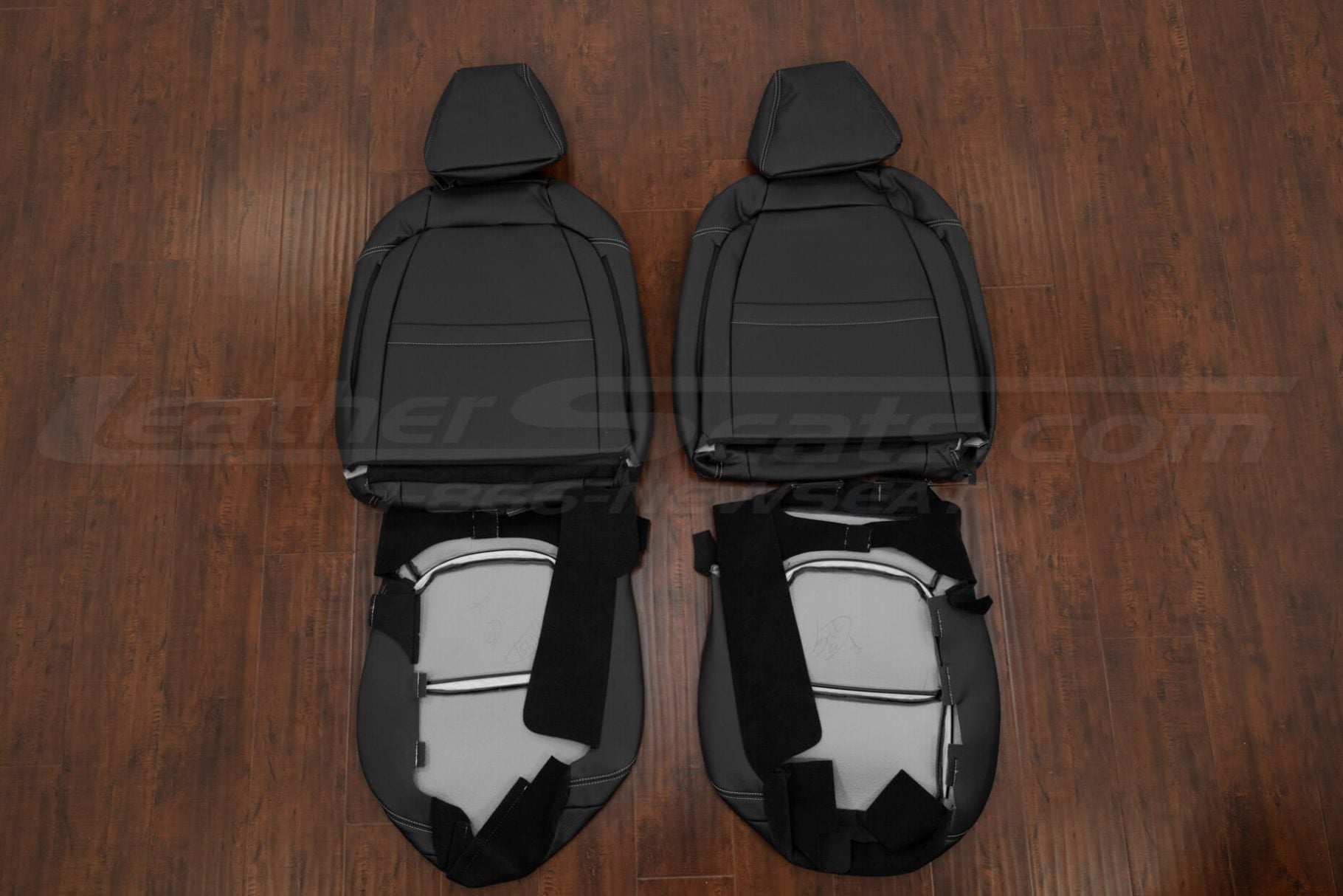 RAV4 from seat upholstery flipped showing carpet sections