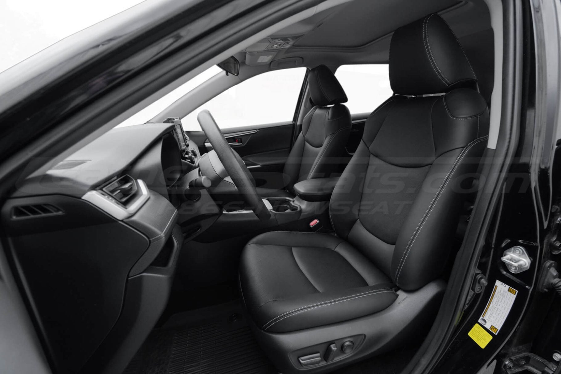 2022 Toyota RAV4 with custom black leather seats