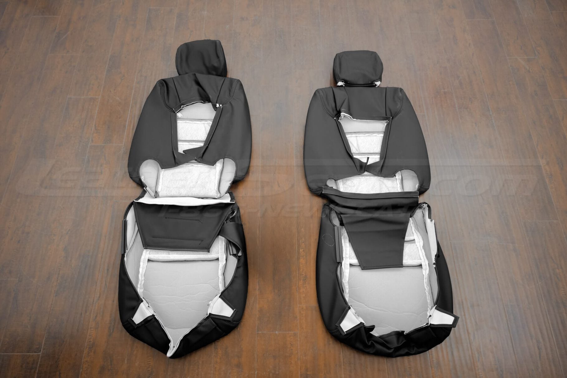 Front seat acura legend sedan seat covers flipped