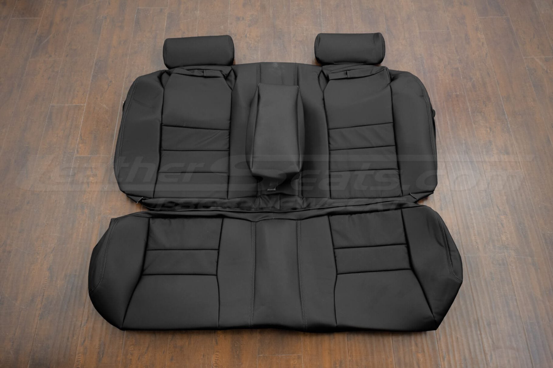 1988-1990 Acura Legend Sedan Rear seat leather covers with armrest - black