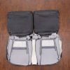 Rear seat RSX leather upholstery kit flipped