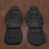 1988-1990 Acura Legend Coupe Black leather seat covers - front seat replacement uphosltery