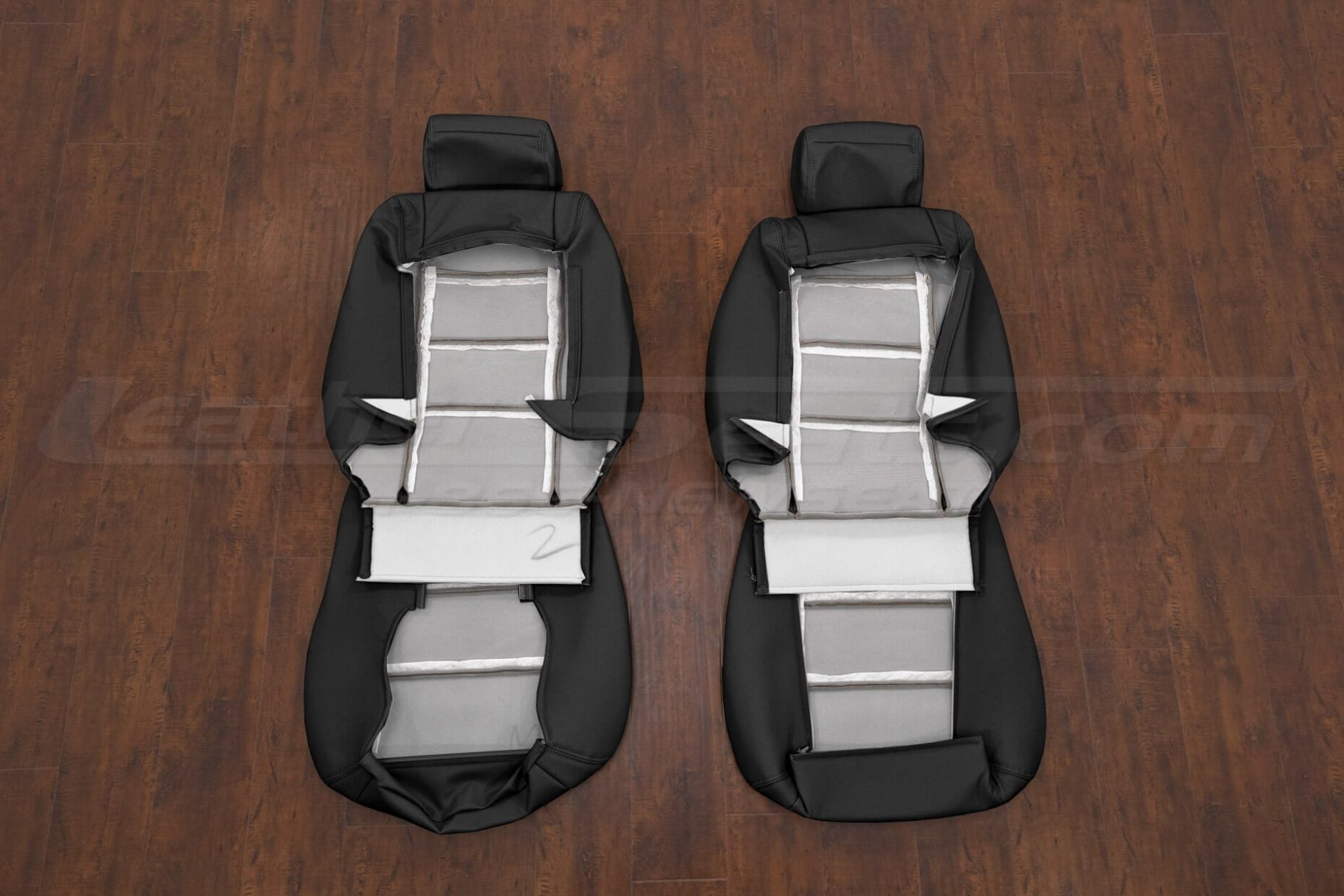 Acura Legend Coupe Custom leather seat covers - front seat flipped