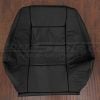 Black leather backrest upholstery for acura legend coupe