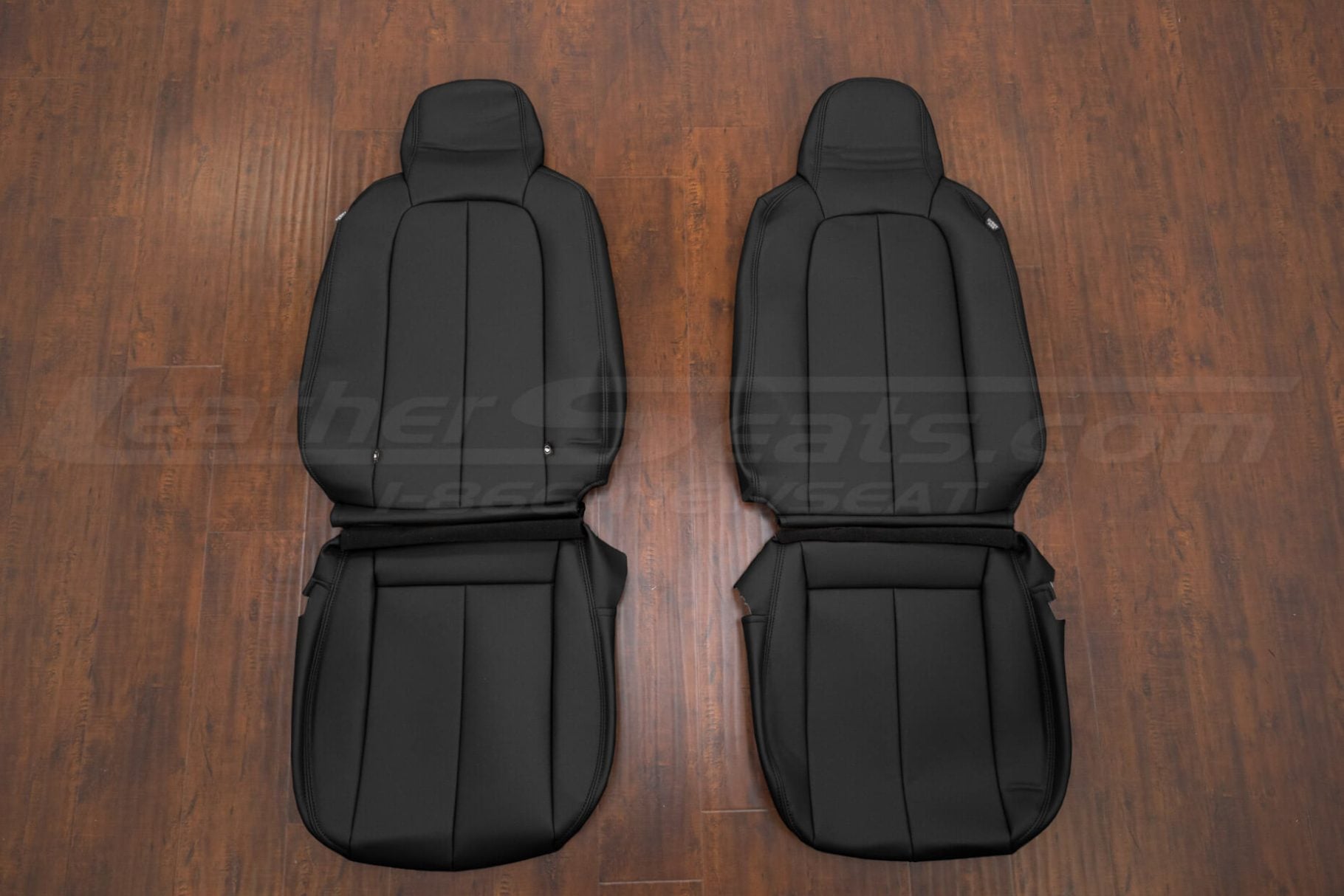 Black NC miata leather seat covers
