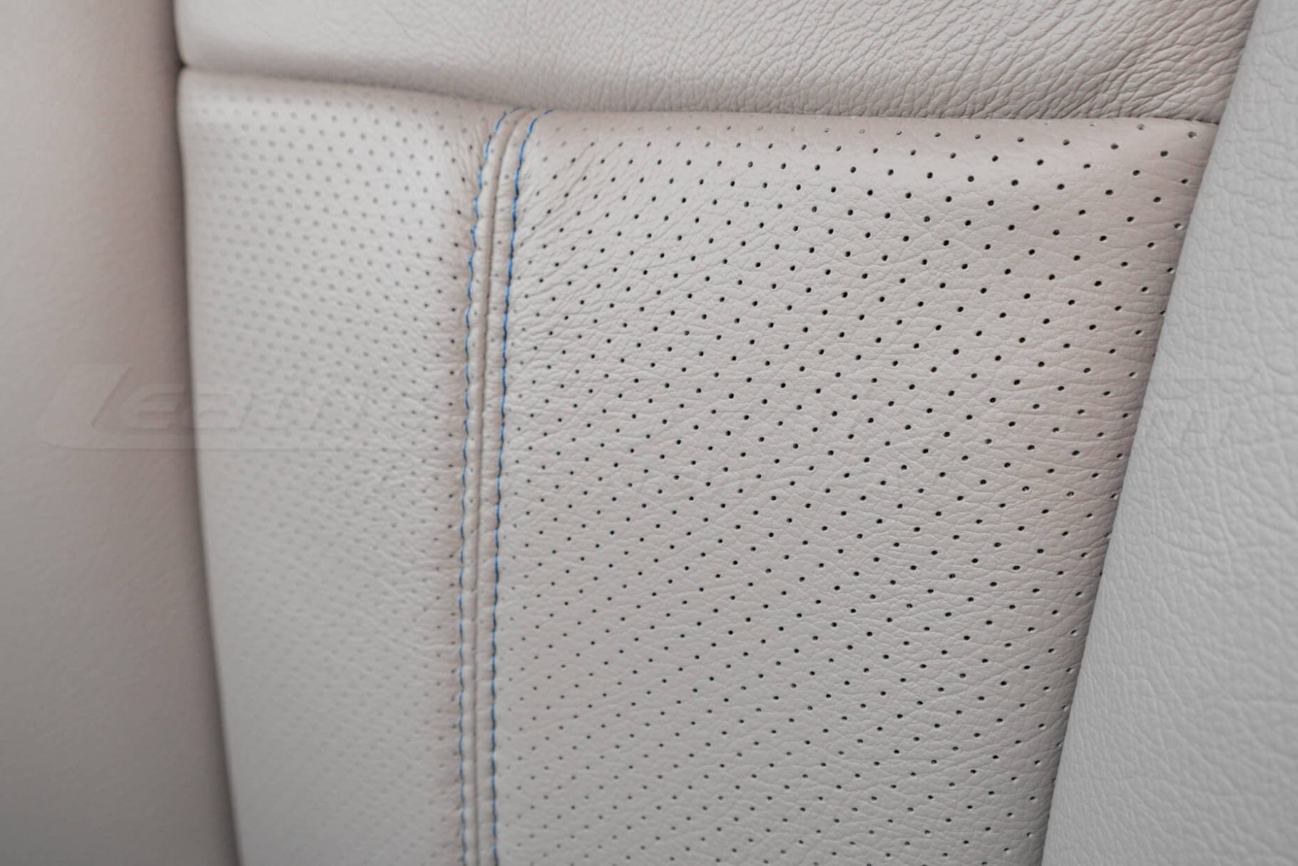 Perforated Insert section of backrest upholstery