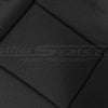 Lexus ES 350 sedan perforated black leather texture