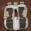 Rear seat covers in parchment/beige flipped