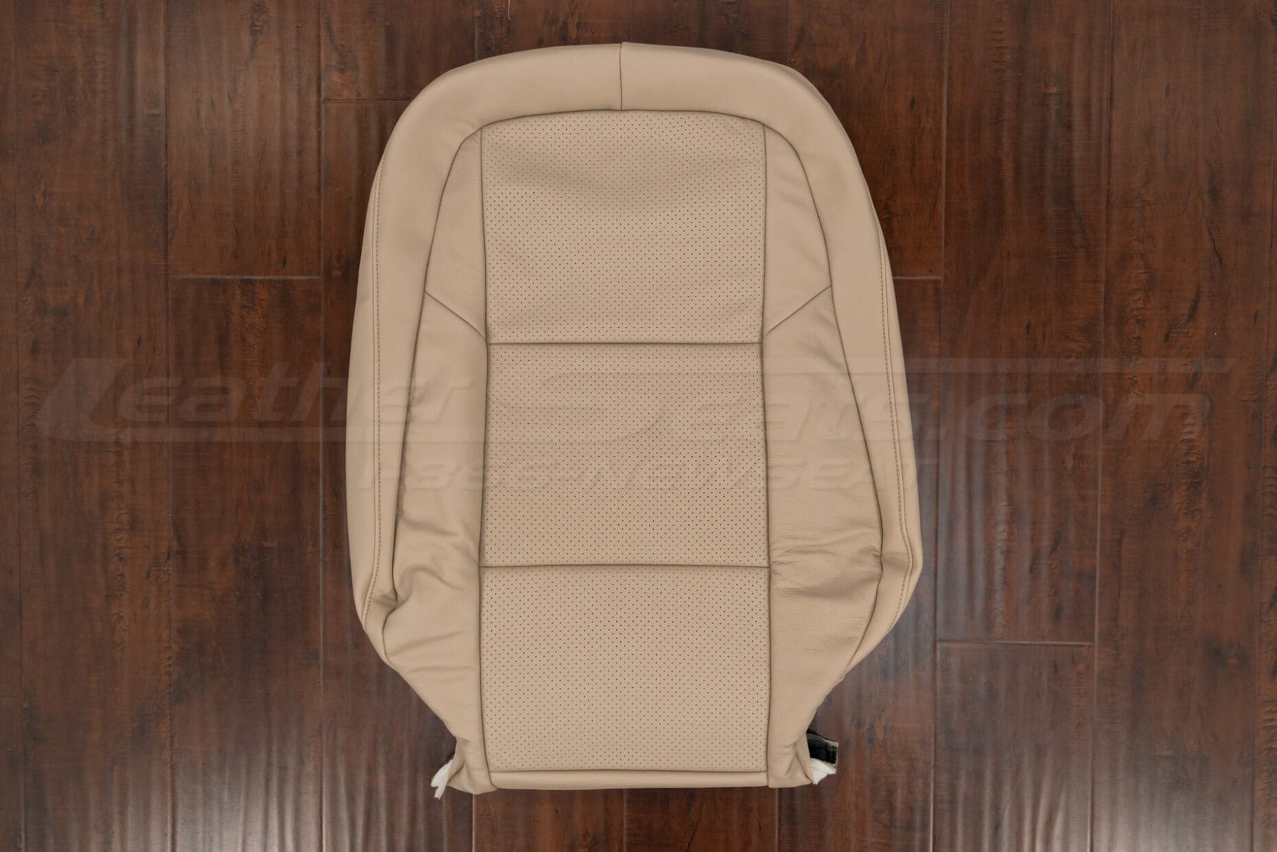 Perforated Beige/Parchment perforated leather backrest upholstery for lexs es 350