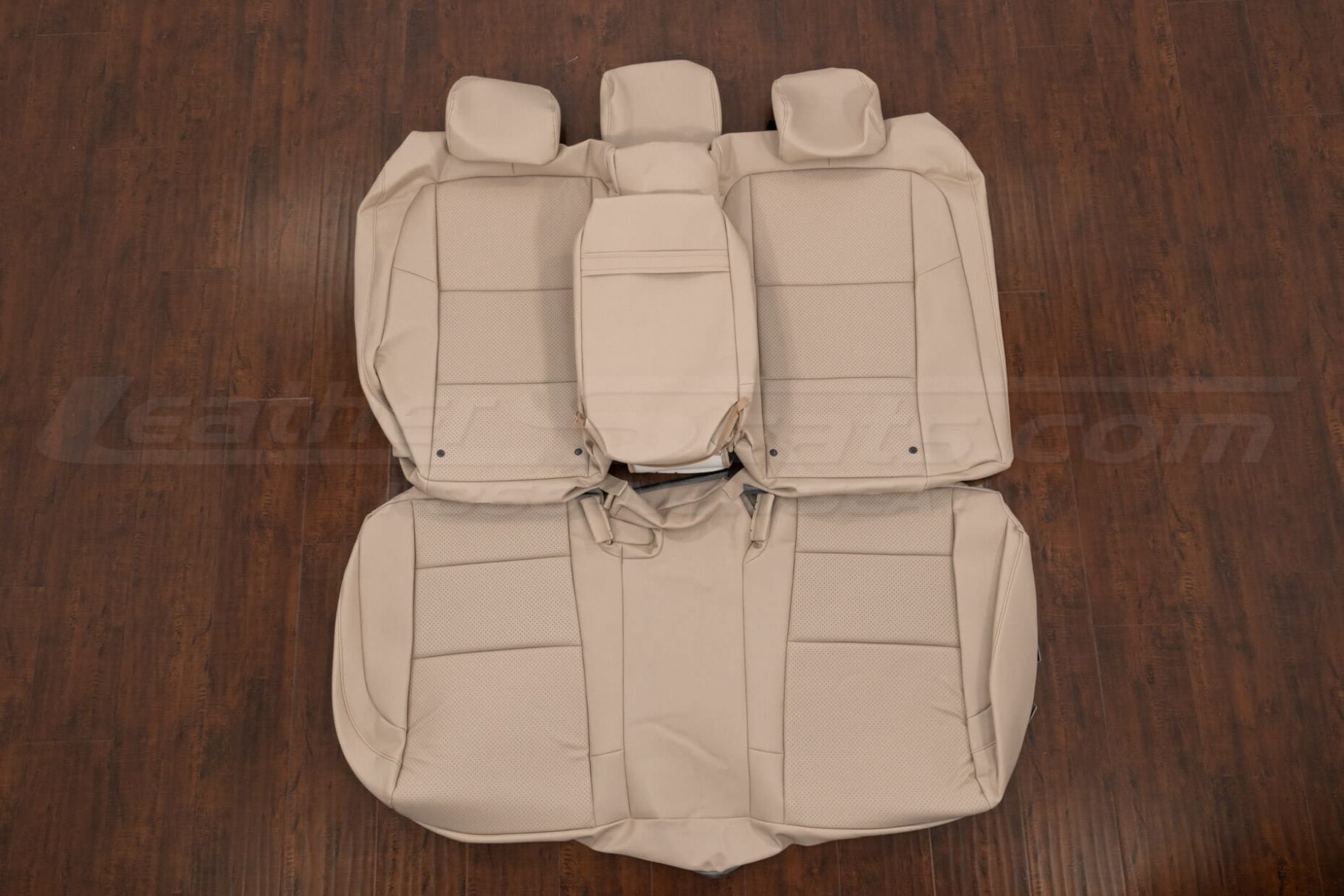 Replacement leather seat covers for Lexus ES 350 - Rear seat covers with armrest