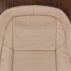Upper section of front backrest upholstery