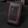 Custom leather leather phone charging center console lid cover