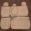2009-2014 Ford F150 custom leather seat interior kit - Bisque - Rear seat upholstery with armrest