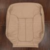 Ford F-150 OEM Adobe backrest upholstery with perforation