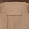 Upper section of backrest upholstery