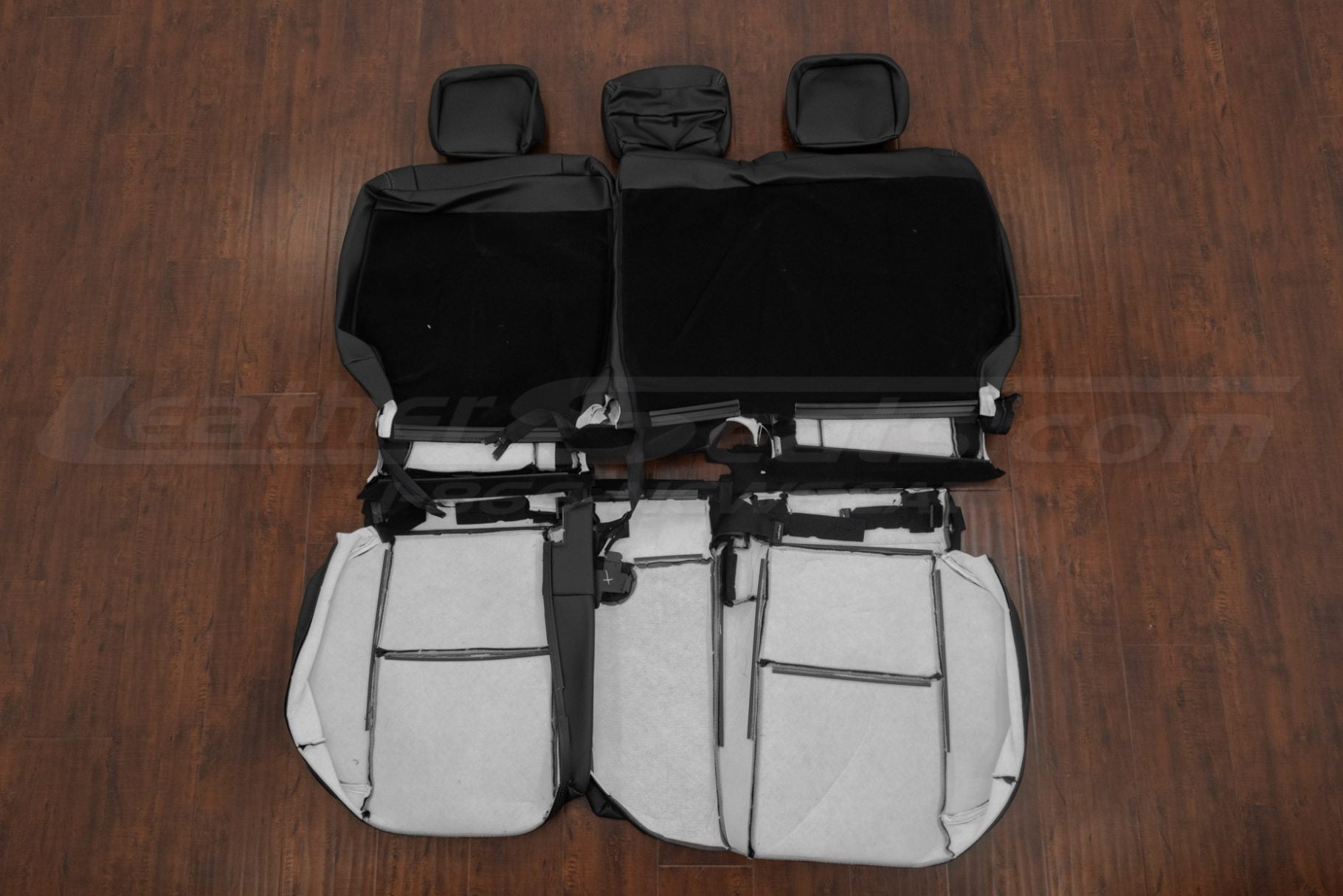 2025 Toyota 4Runner back view of leather seat upholstery