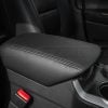 Black double stitching on ford explorer console cover