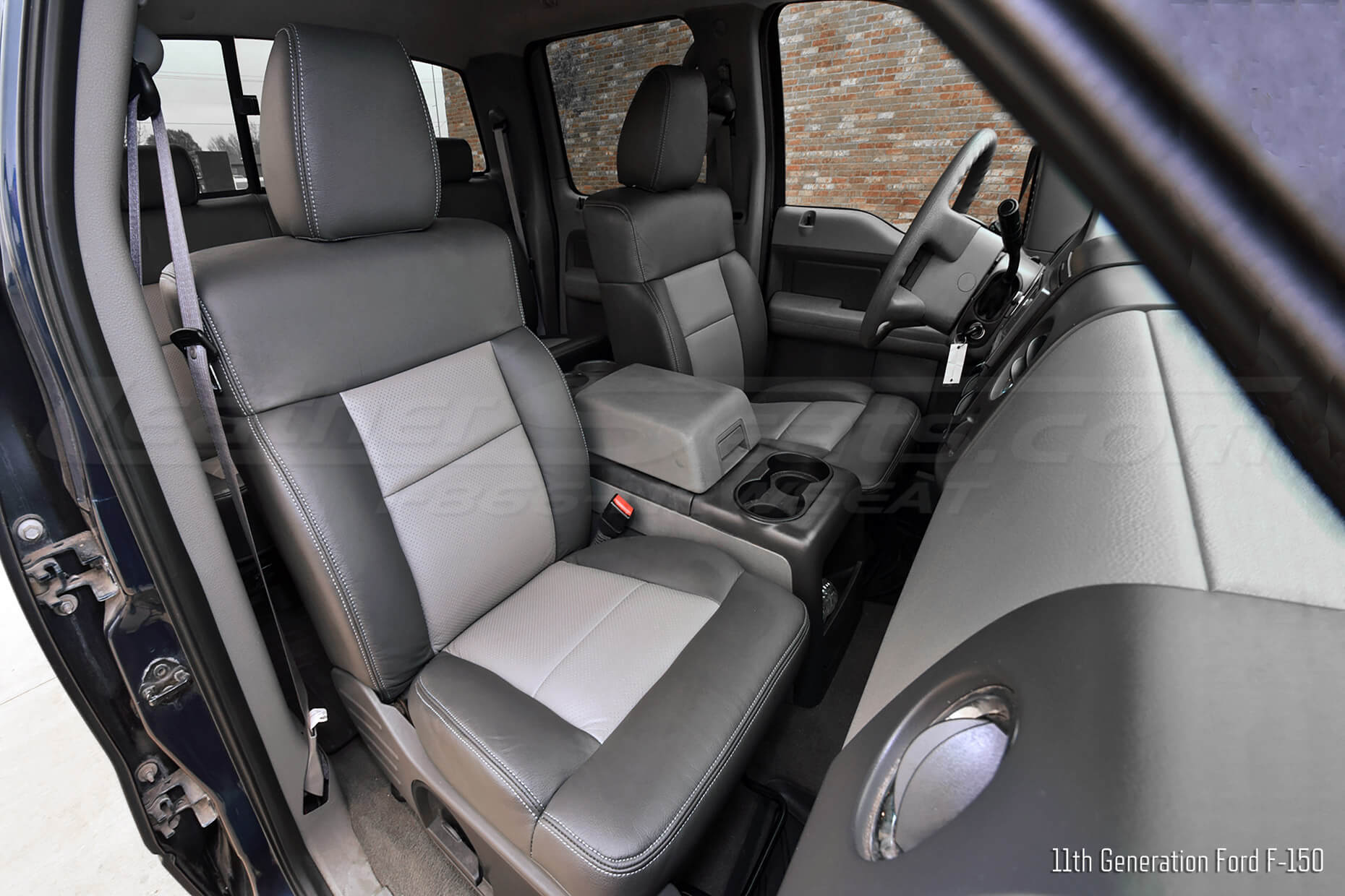 11th Generation Ford F-150 with custom leather seats