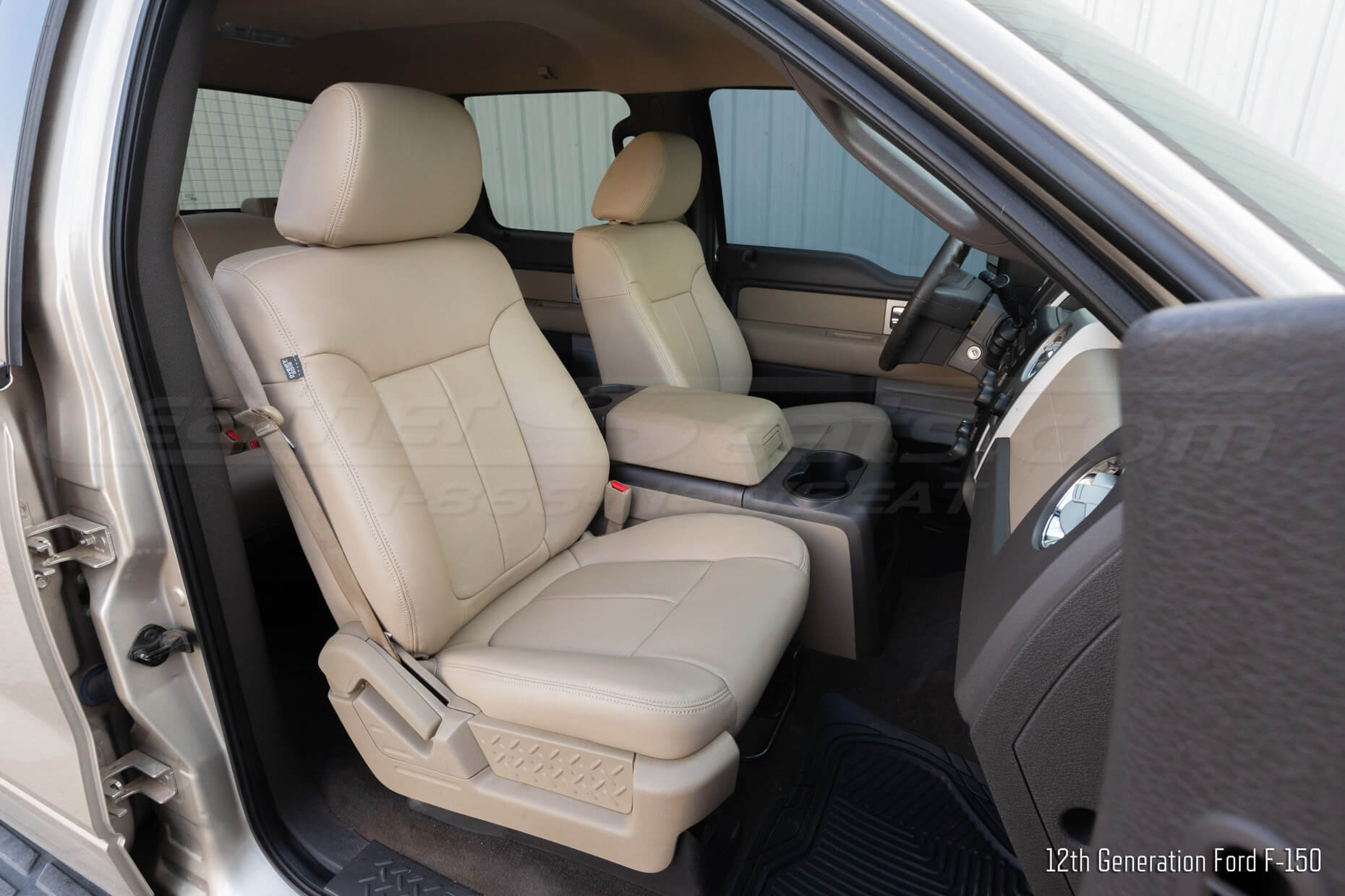 12th Generation Ford F-150 with Sandstone leather seats