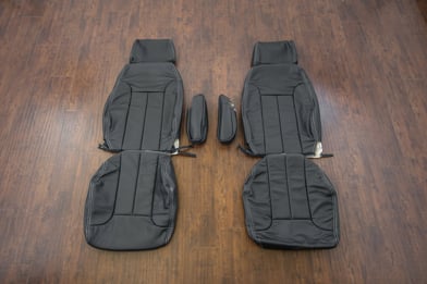 1999-2004 Hummer H1 Custom leather seat interior kit - black - featured image