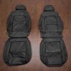 2012-2015 Chevrolet Captiva Black leather seat covers - Front seat upholstery