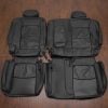 2012-2015 Chevy Captiva aftermarket black leather seat covers rear seat upholstery with armrest