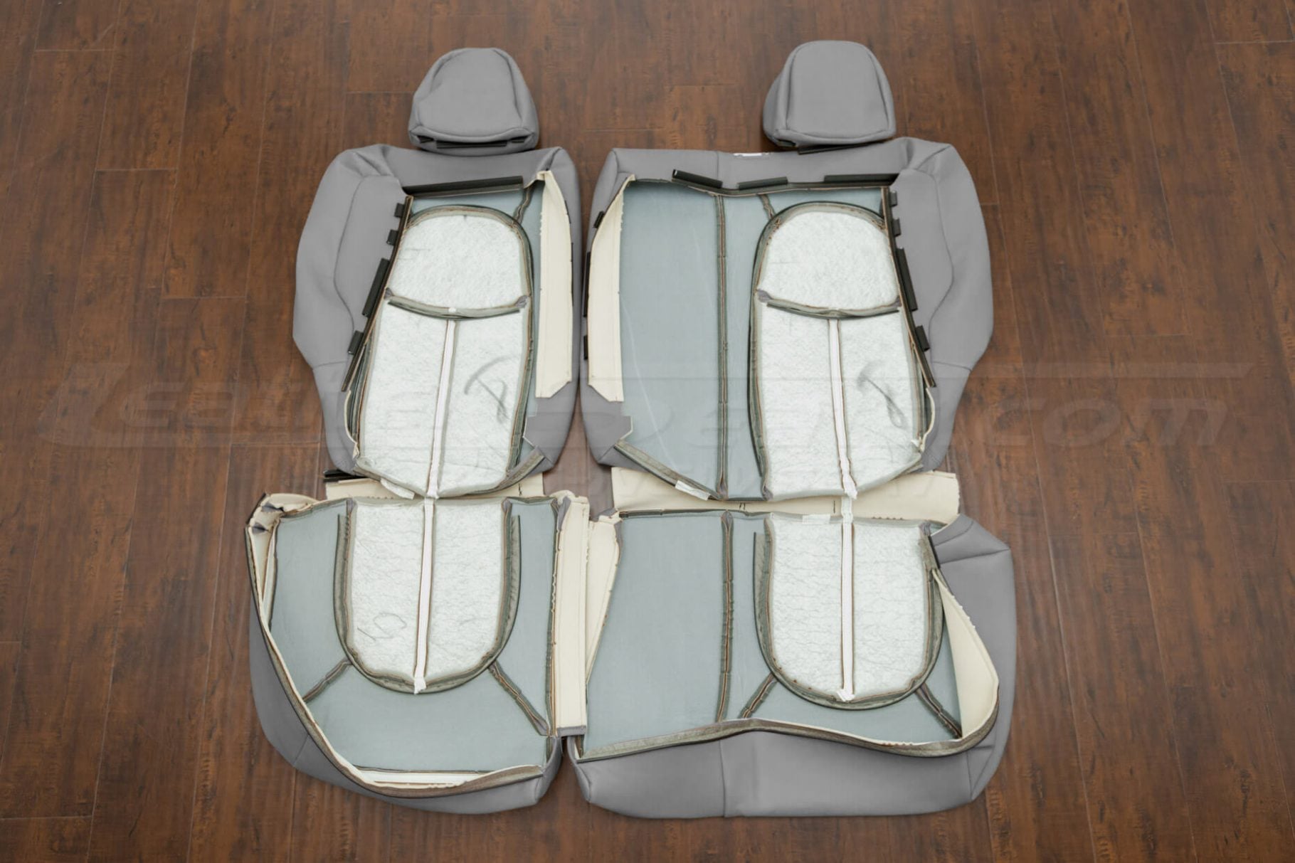HHR rear seat leather upholstery flipped