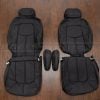 2006-2011 Chevrolet HHR black leather seat upholstery - front seat with armrests