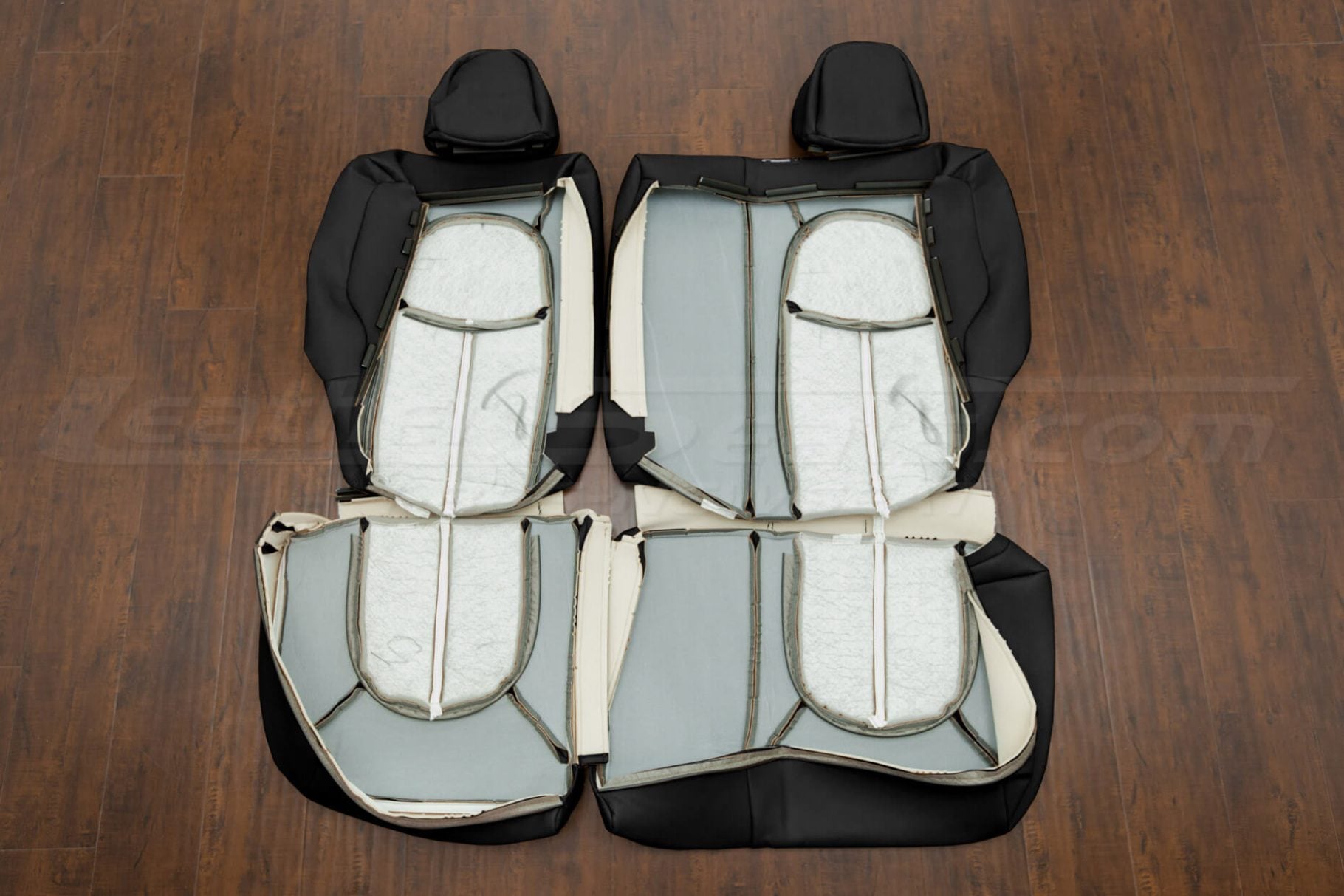 Black HHR rear seat upholstery flipped