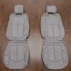 2008-2017 Buick Enclave 8 passenger leather seat covers - OEM titanium - Front seat upholstery