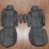 2003-2006 Chevroley avalanche black leather seat upholstery - front seats with armrests