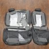 Rear seat Avalanche leather upholstery kit flipped